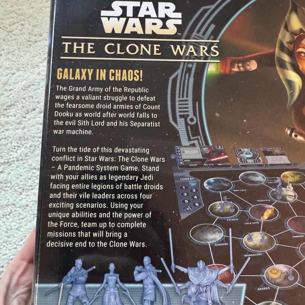 Star Wars The Clone Wars Pandemic System Board Game - Picture 5 of 8